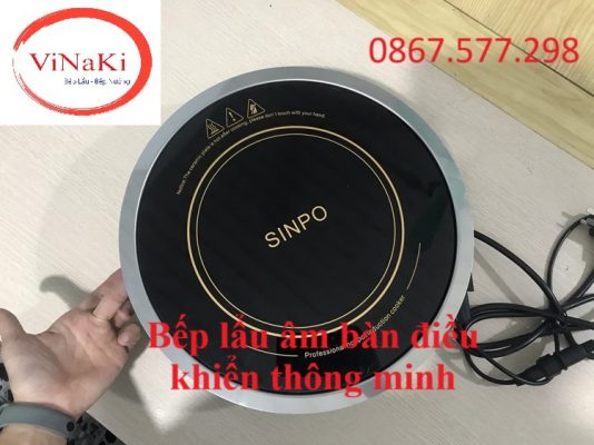 Bếp lẩu âm bàn điều khiển thông minh