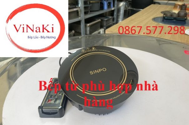 Bếp từ phù hợp nhà hàng