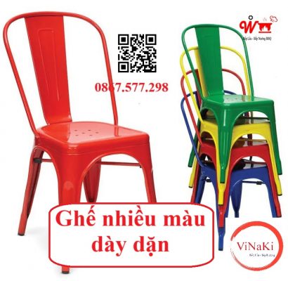 Ghế nhiều màu dày dặn