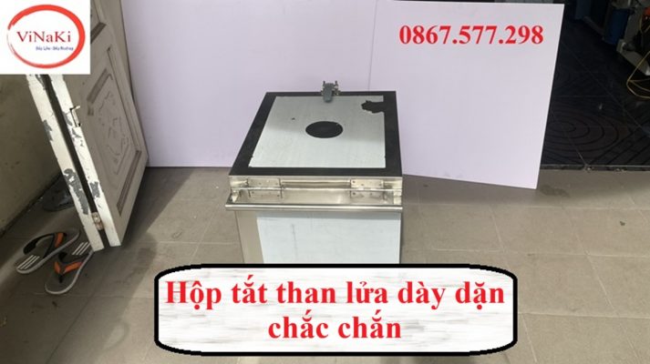 Hộp tắt than lửa dày dặn chắc chắn