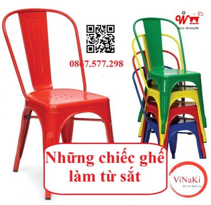 Những chiếc ghế làm từ sắt