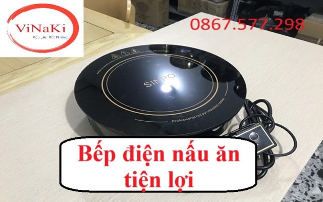 Bếp điện nấu ăn tiện lợi