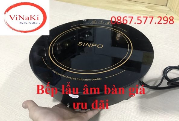 Bếp lẩu âm bàn giá ưu đãi