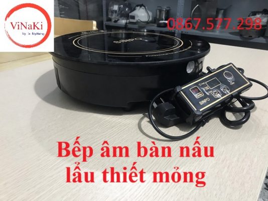 Bếp âm bàn nấu lẩu thiết mỏng