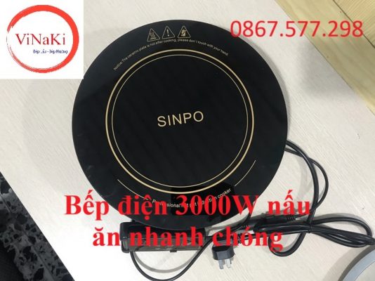 Bếp điện 3000W nấu ăn nhanh chóng