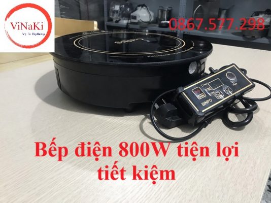 Bếp điện 800W tiện lợi tiết kiệm