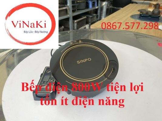 Bếp điện 800W tiện lợi tốn ít điện năng