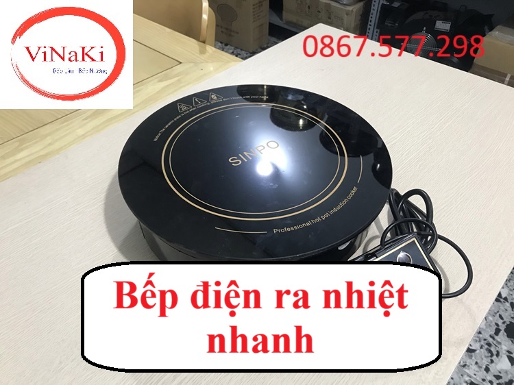 Bếp điện ra nhiệt nhanh