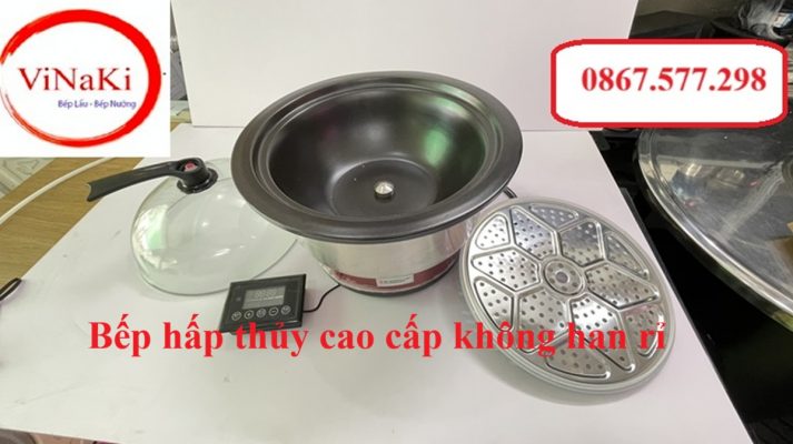 Bếp hấp thủy cao cấp không han rỉ
