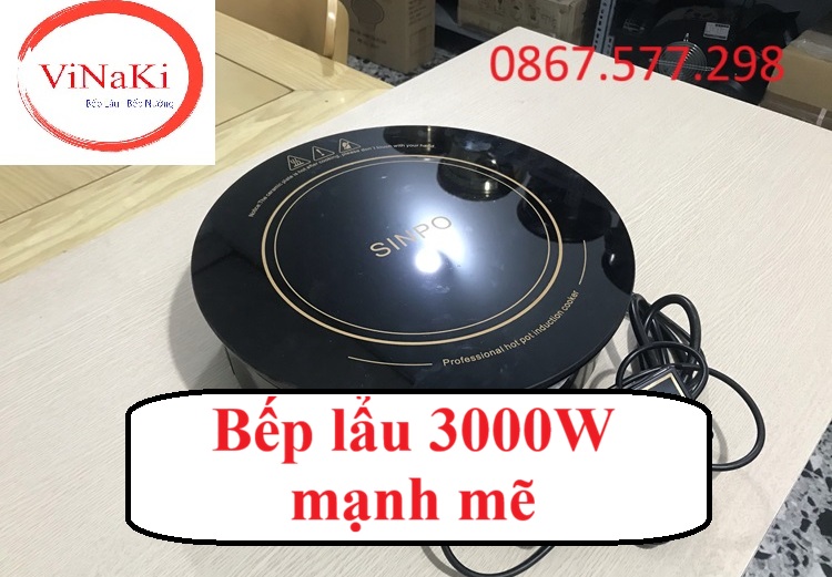 Bếp lẩu 3000W mạnh mẽ