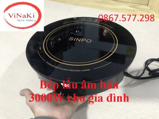 Bếp lẩu âm bàn 3000W cho gia đình