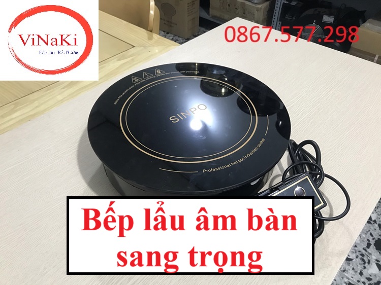 Bếp lẩu âm bàn sang trọng