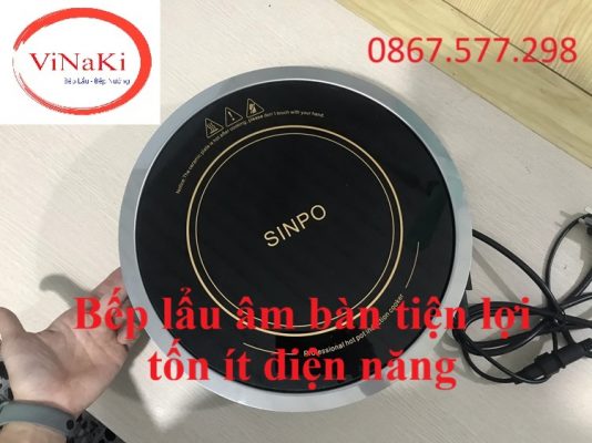 Bếp lẩu âm bàn tiện lợi tốn ít điện năng