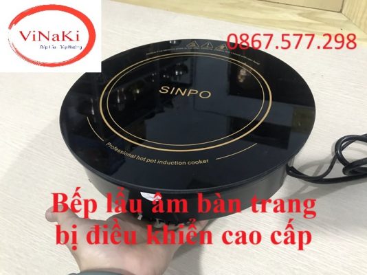 Bếp lẩu âm bàn trang bị điều khiển cao cấp
