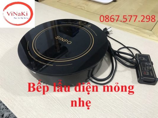 Bếp lẩu điện mỏng nhẹ