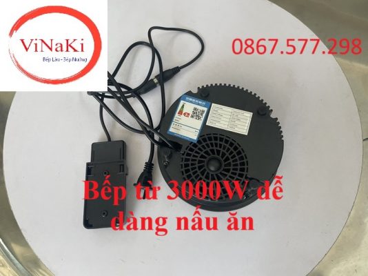 Bếp từ 3000W dễ dàng nấu ăn