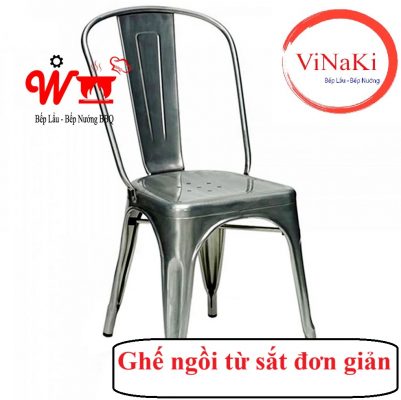 Ghế ngồi từ sắt đơn giản