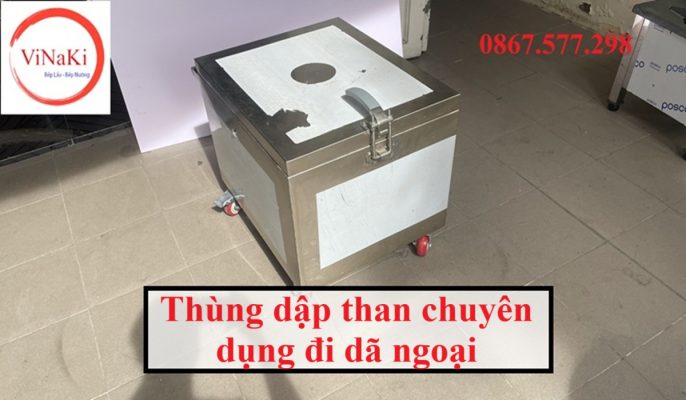 Thùng dập than chuyên dụng đi dã ngoại