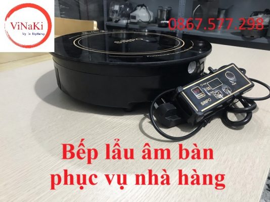 Bếp lẩu âm bàn phục vụ nhà hàng
