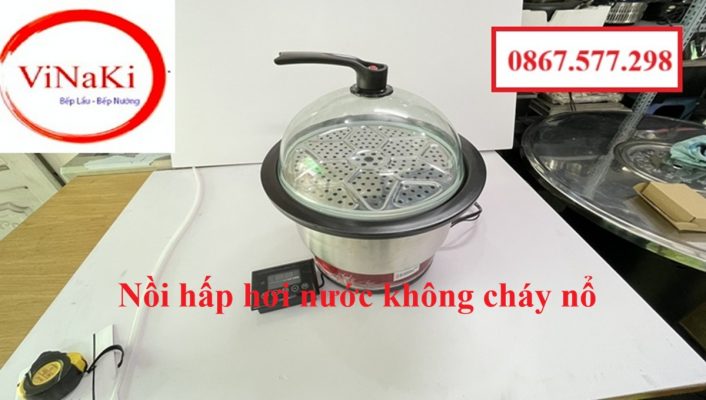 Nồi hấp hơi nước không cháy nổ