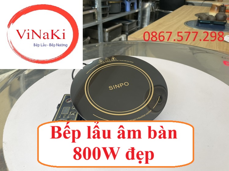 Bếp lẩu âm bàn 800W đẹp